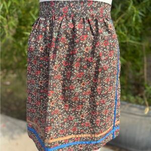 Vintage Floral Print Apron